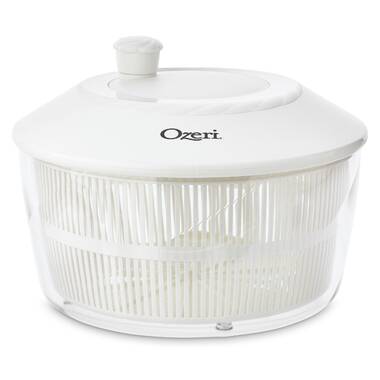 Amco Dishwasher Safe Salad Spinner in White and Green