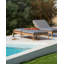 Jack Outdoor Teak Chaise Lounge-1675222968