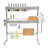 2 Tier Over-Sink Dish Drainer Drying Rack