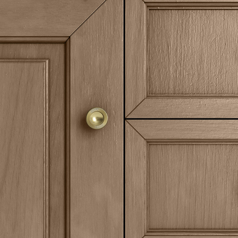 Brookfield 71.75'' W Double Bathroom Vanity Base, Pecan