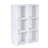 Wooden 3-Tier Bookcase Book Shelf Display Storage Shelf With 6 Compartments White-1249902262