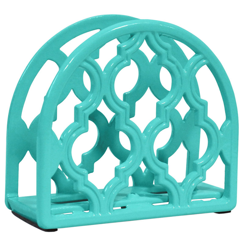 Porte-serviette classique en fonte, Turquoise