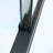 60"W x 75"H Double Sliding Shower Doors Matte Black Aluminium Frame 1/4" Tempered Glass  Shower Door​-121412607