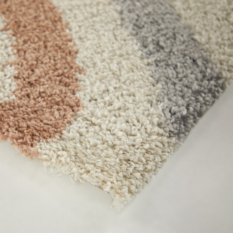 Machine Woven Shaggy Multico Area Rug, Rectangle 200 x 290 cm
