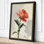 Coral Carnation Study Botanical - Wrapped Canvas-1741842144-1741842145