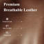 Fauteuil inclinable et pivotant en cuir respirant-1455291199