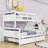 Pueblo Kids Twin Over Full Wooden Bunk Bed with Twin Size Trundle-215492424