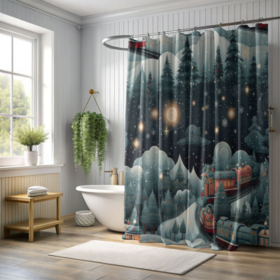 Rideau de douche Winter Express - Premium