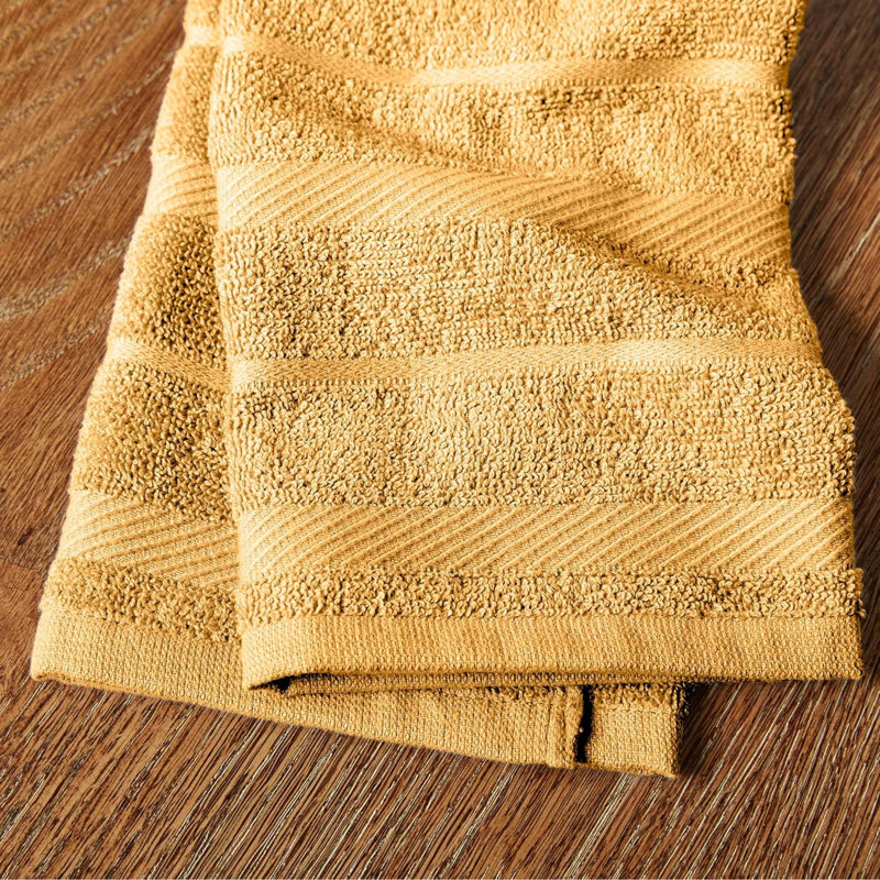 Ensemble de 4 serviettes de cuisine Albany, Sorbet orange