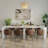 Multifunctional extendable console table