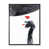 Toile avec cadre flottant noir