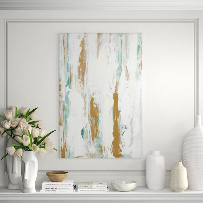 Whiteout (Hand Embellishment) Print by Derek Shaw, Glass Coat, 45" H x 30" W x 1.5" D