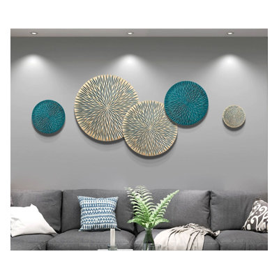 Modern Minimalist Wooden Round Wall Decoration