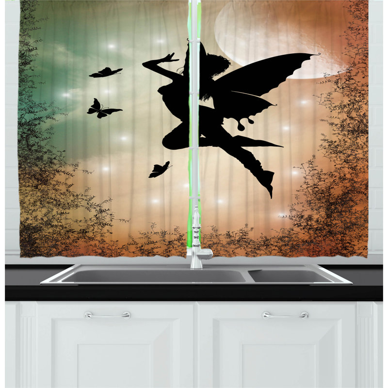 Pointed Kitchen Curtain