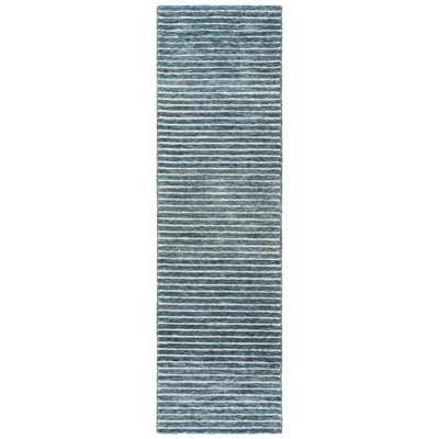 Ebony 507 Hand Tufted Wool Pile Striped Rug