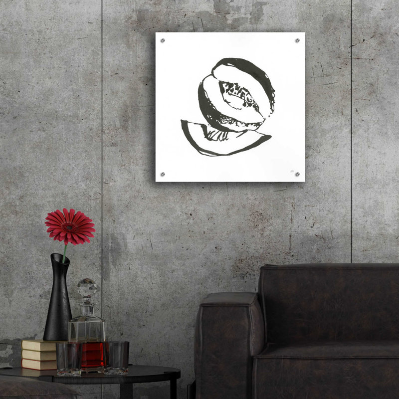 «Cantaloupe I BW» par Chris Paschke, H 24 po x l 24 po x P 0,2 po