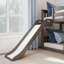 Lit superposé simple en bois massif Kincer-910632723