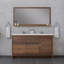 Ensemble de meuble-lavabo double 60 po Feike-173246109