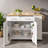 46.02" Kitchen Island with Drop Leaf, Kitchen Storage Cart with, Internal Storage Rack, Rolling Kitchen Cart on Wheels with Towel Rack, Drawers for Kitchen-402608431