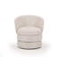 Upholstered Swivel Barrel Chair-609431620