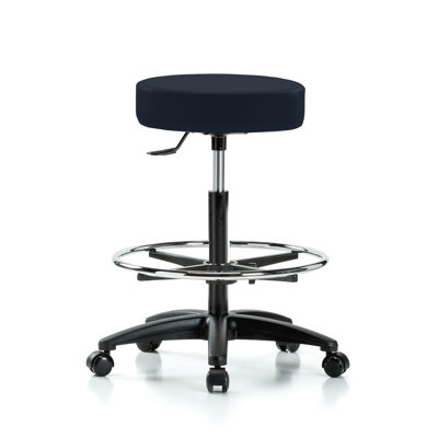 Tabouret médical avec anneau de pied PERCH | Hauteur du banc élevé: 24 à 34 po