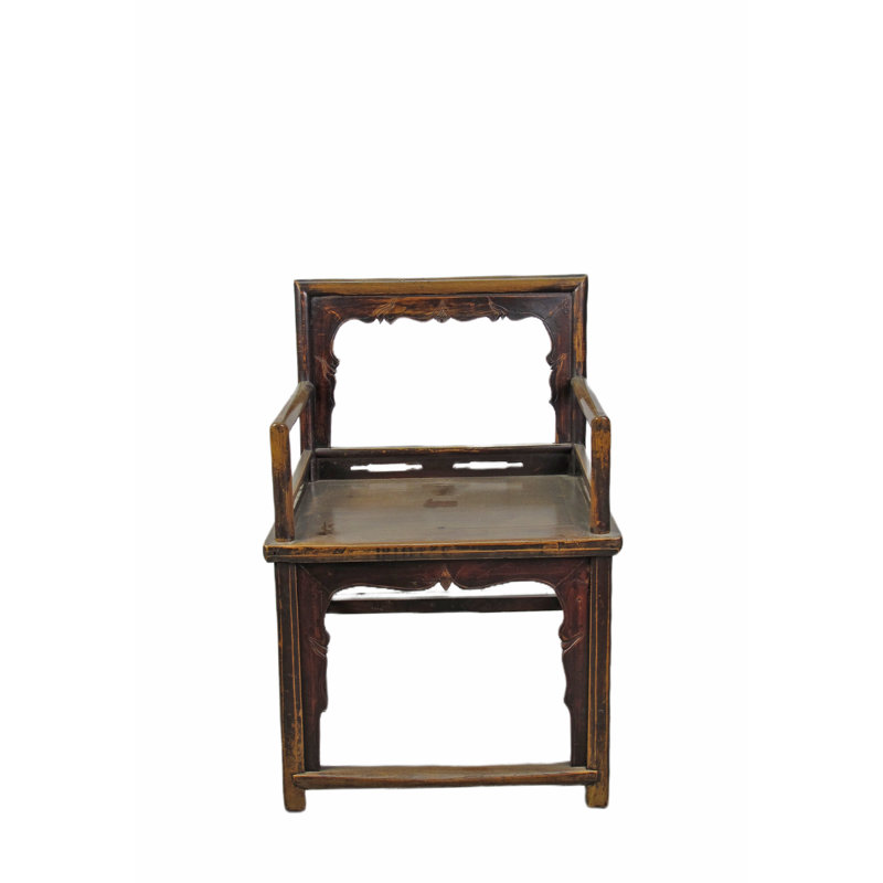 Asian Classic Solid Wood Arm Chair