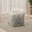 Kathleen Wool Upholstered Ottoman, Ivory