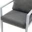 Méridienne en aluminium avec applications polyvalentes et coussins modernes et confortables-1516399371