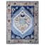 Tapis oriental en laine noué à la main 9 pi 1 po x 11 pi 4 po bleu Anatolian Village