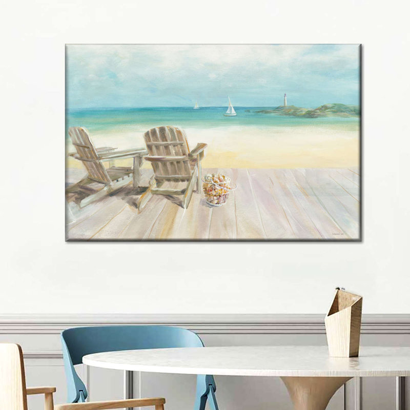 «Seaside Morning No Window», reproduction sur toile, H 16 po x l 24 po x P 1,25 po