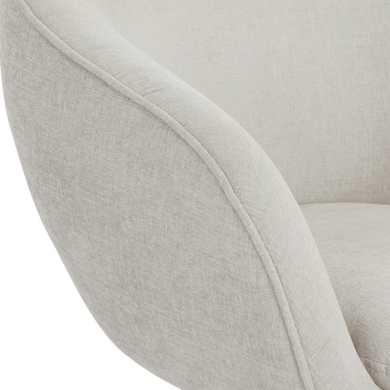 Nora Polyester Blend Task Chair, Dove