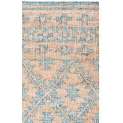 Kayleigh-Marie Kilim Flat Weave Jute Southwestern Rug