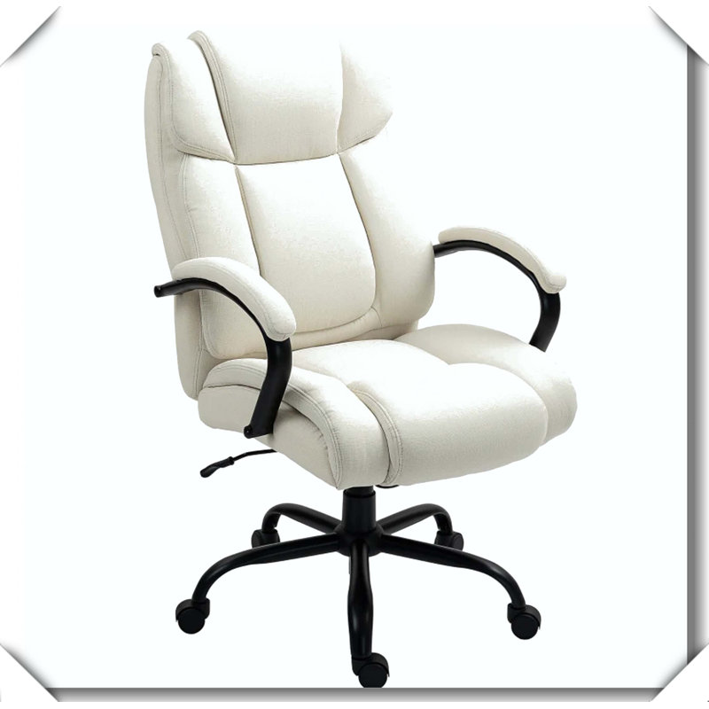 Fauteuil de direction double, Blanc, crème