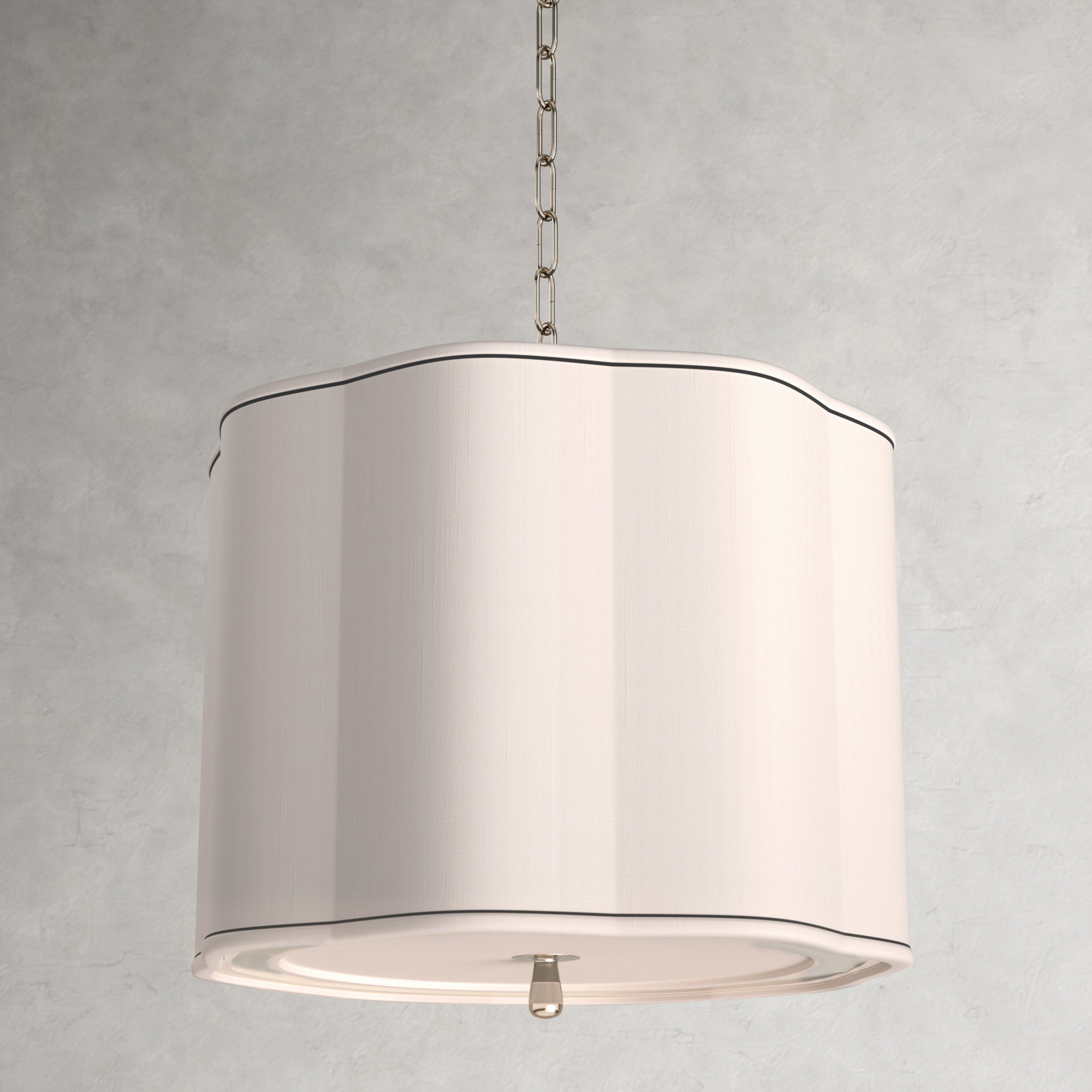 Abercorn 4 Light Pendant, Polished Nickel