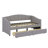 Upholstered Twin Size Daybed With Dual Drawers-1586699818