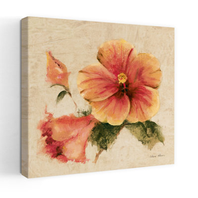 Bright Tropics I Hibiscus Flower Tropical Art