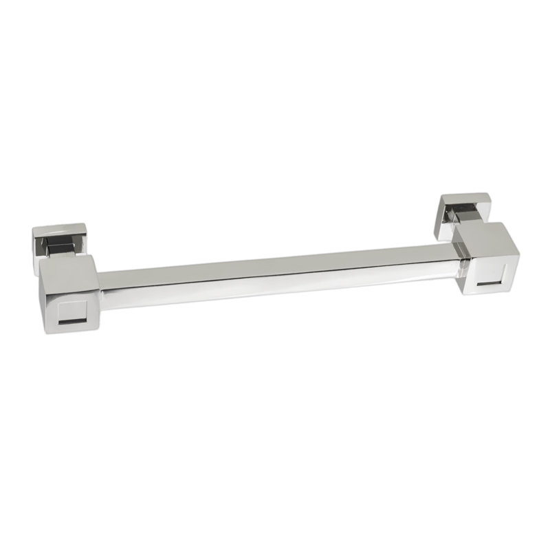  Poignée barre 4 po en nickel poli Rhombus, Nickel poli, 4"