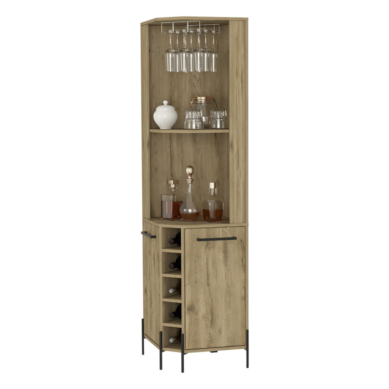 Bar avec rangement pour le vin Coffeen