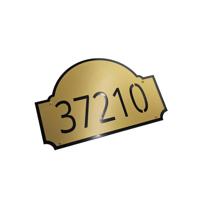 Fitzgerald Flush Mount One Line Wall Mount, Gold/Black