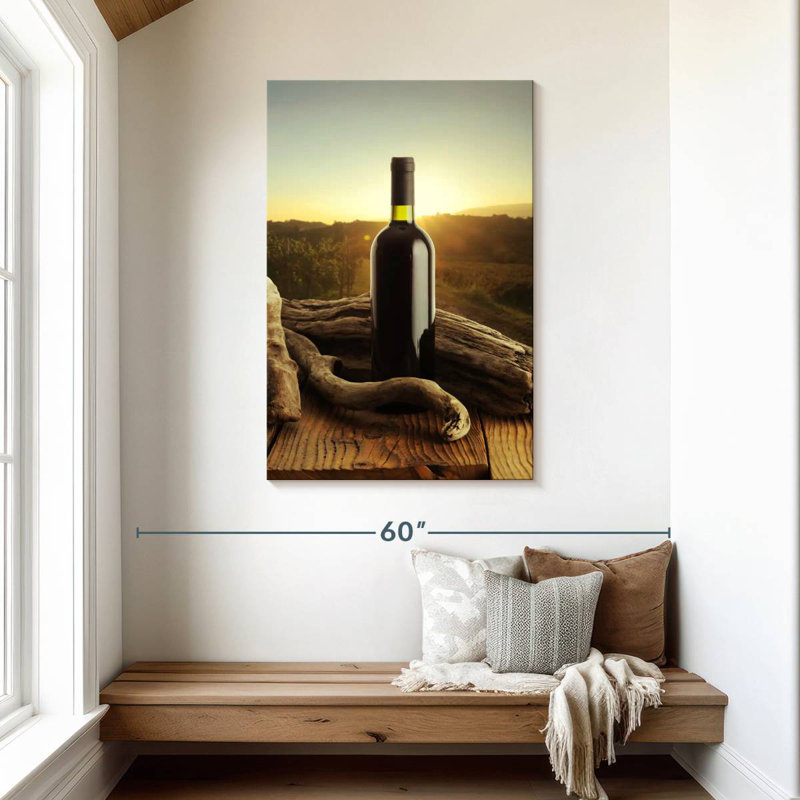 Yarlin Vineyard Red Wine, 45" H x 30" W