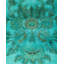 Tapis bleu / gris Overyed One-of-a-Kind 6 pi 9 po x 9 pi 10 po
