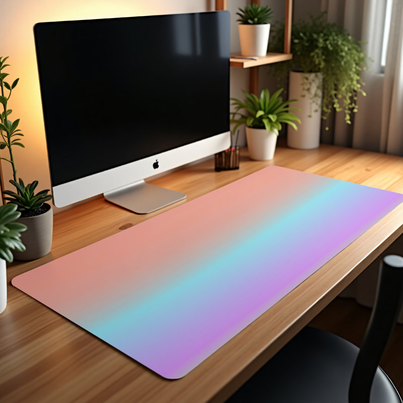 Polyester Desk Pad, 31.5x15.5
