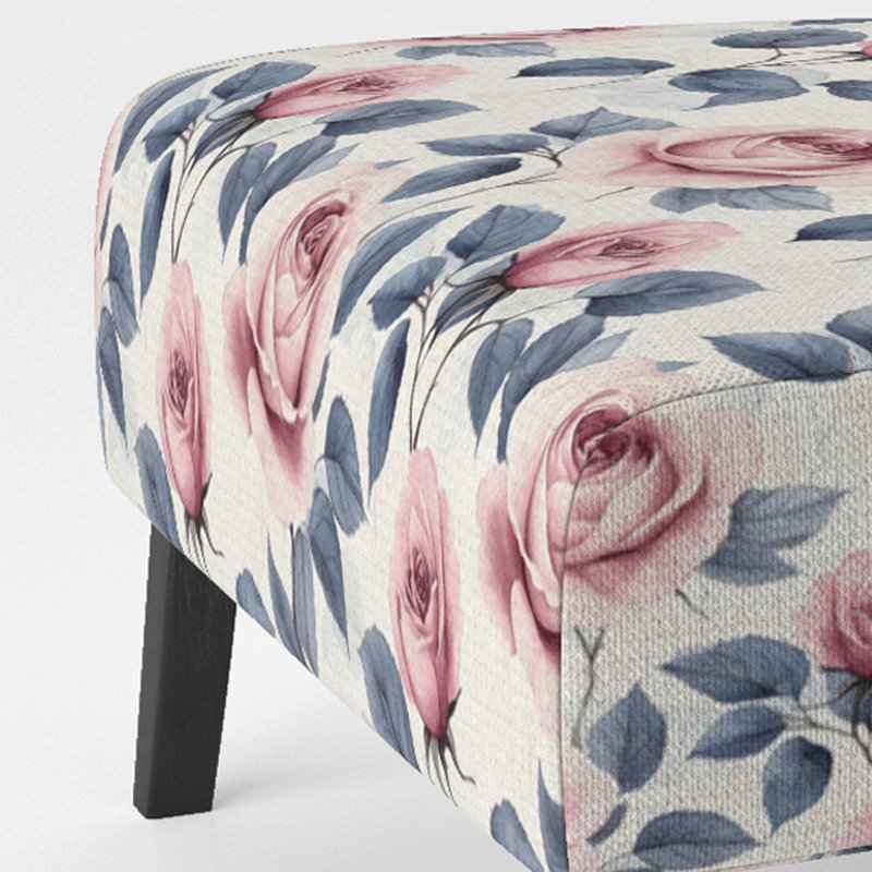 Fauteuil de chambre Teens Romantic Florals, Pantoufle sans accoudoirs