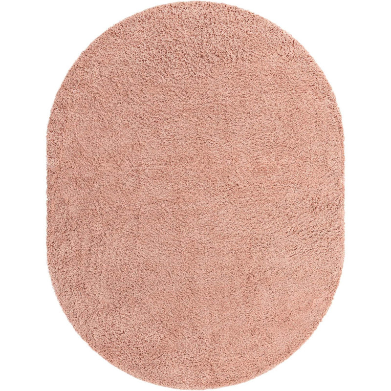 Rugs.com Solid Everyday Shag Rug, Oval 8' x 10'