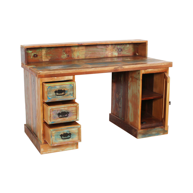 Heerenveen Solid Wood Writing Desk