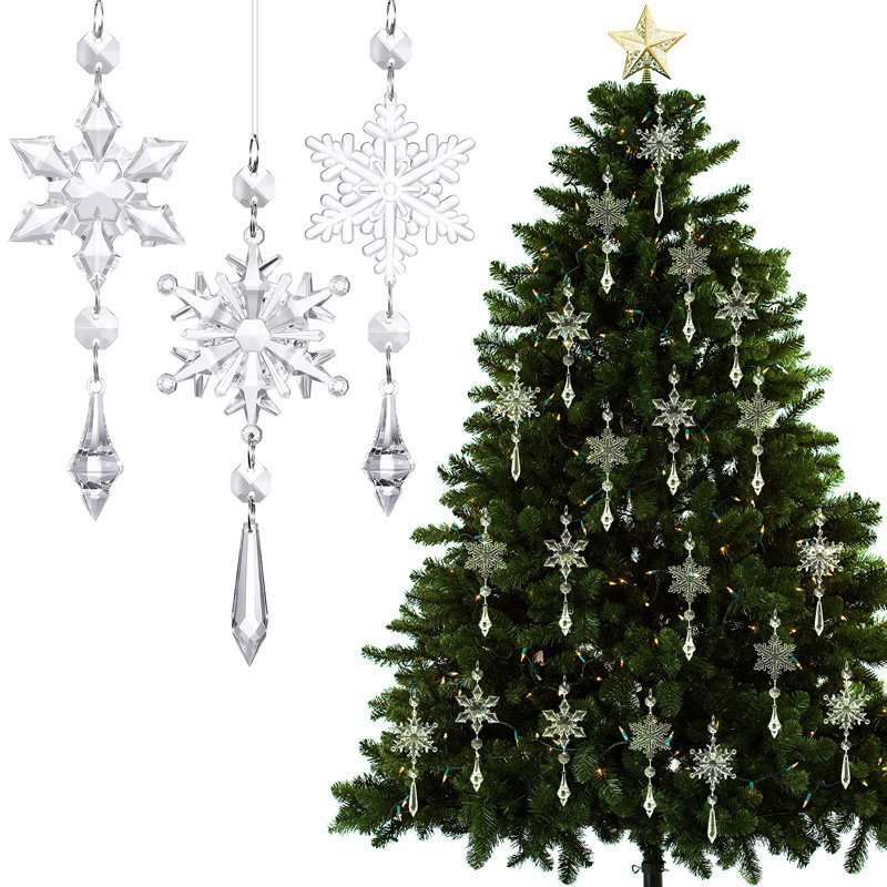 Jarrott 7'' Holiday Shaped Ornament, Transparent