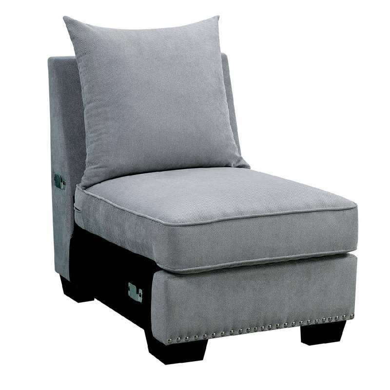 Fauteuil de chambre Amett, Gris