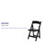 Thornfeldt Beechwood Folding Chairs with Padded Seats-49795956