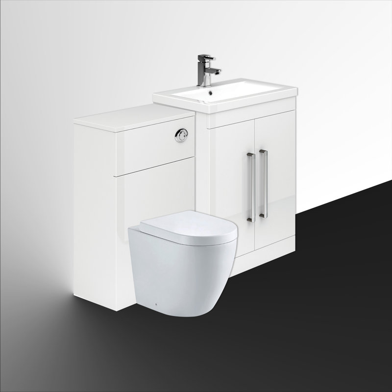 Whitfield Bathroom Vanity with Glass Basin