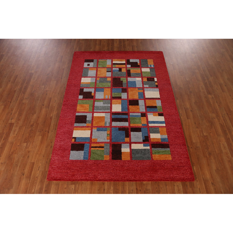Geometric Modern Indian Area Rug